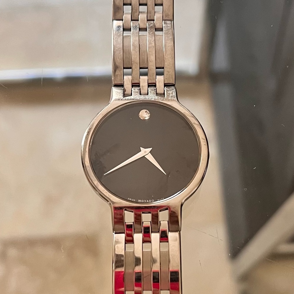 Movado Authentic men’s watch but worn as women’s!